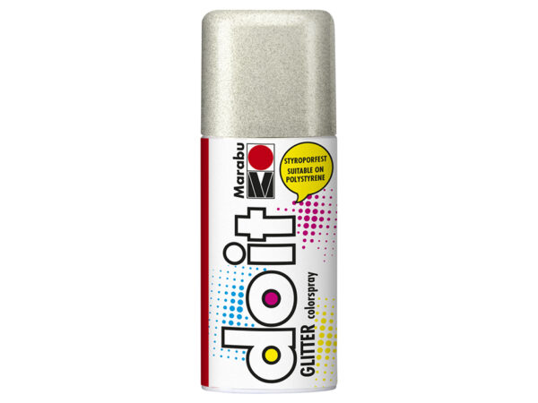 Marabu do it colorspray 582 Glitter Silver