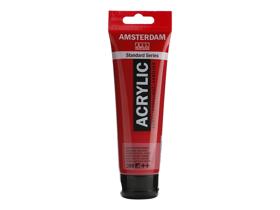 Amsterdam Standard 120ml – 399 Napthol red deep - Bilde 1