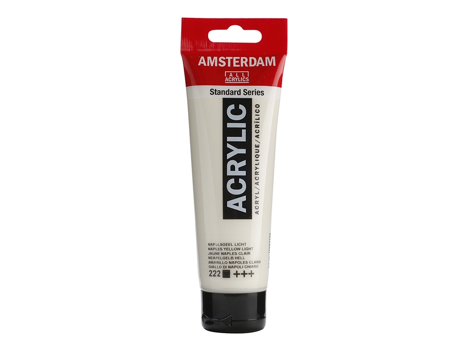 Amsterdam Standard 120ml – 222 Naples yellow light - Bilde 1