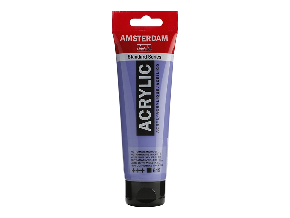 Amsterdam Standard 120ml – 519 Ultramarine violet light - Bilde 1