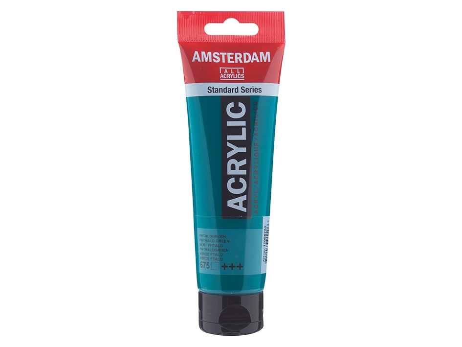 Amsterdam Standard 120ml – 675 Phthalo Green - Bilde 1