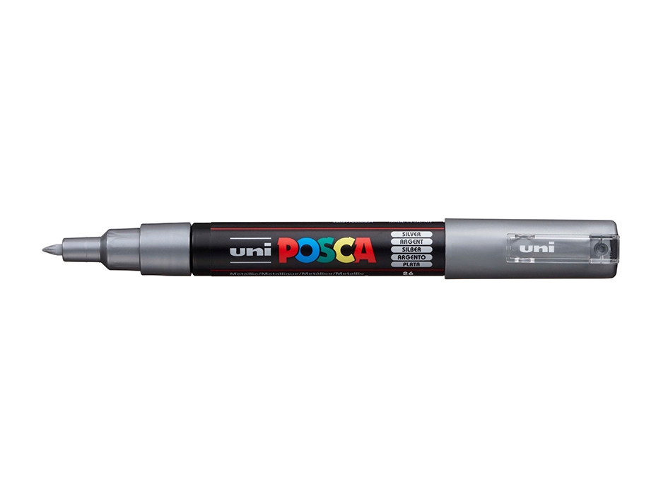 Uni POSCA PC-5M  Medium 1,8-2,5mm  37 Grey - Bilde 1