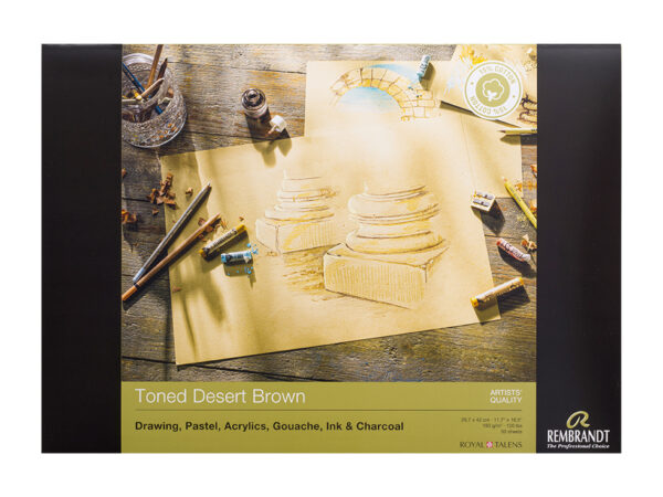 Rembrandt Toned 180g/50ark – Desert Brown A3