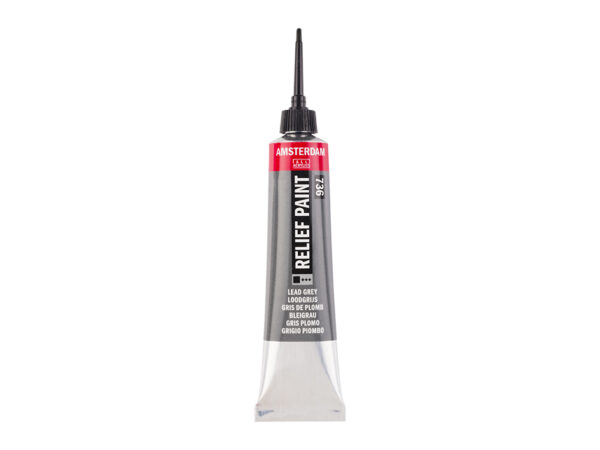 Amsterdam Relief Paint 20ml  800 Silver