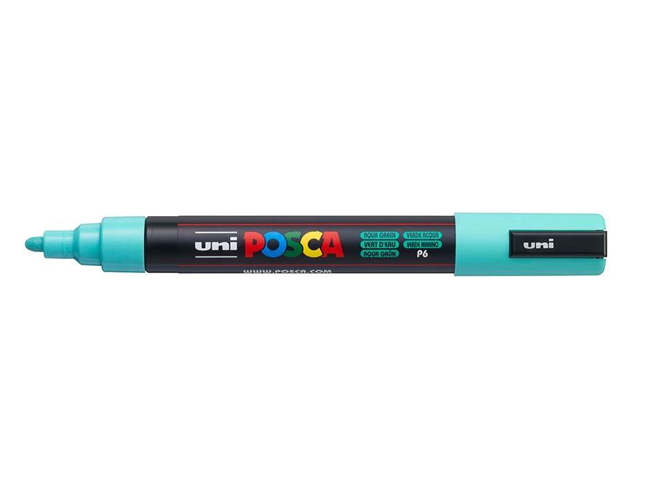 Uni POSCA PC-5M  Medium 1,8-2,5mm  P6 Aqua Green - Bilde 1