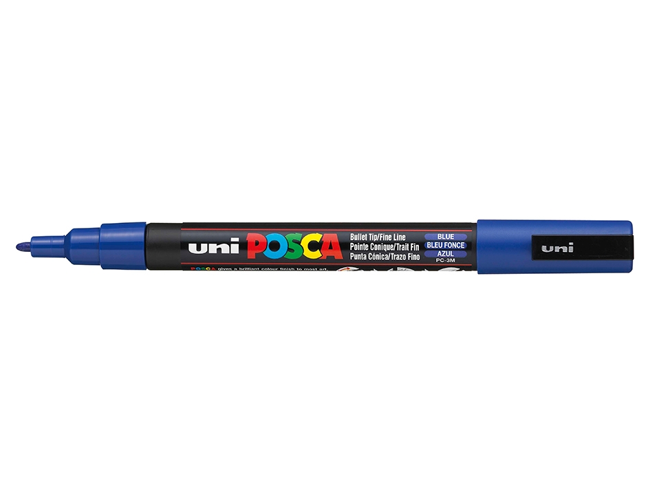 Uni POSCA PC-3M  Fine 0,9-1,3mm  33 Blue - Bilde 1