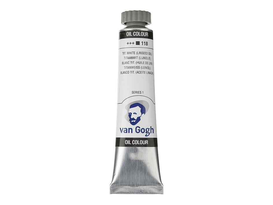 Van Gogh Olje 20ml - 118 Titanium white (linseed oil) - Bilde 1