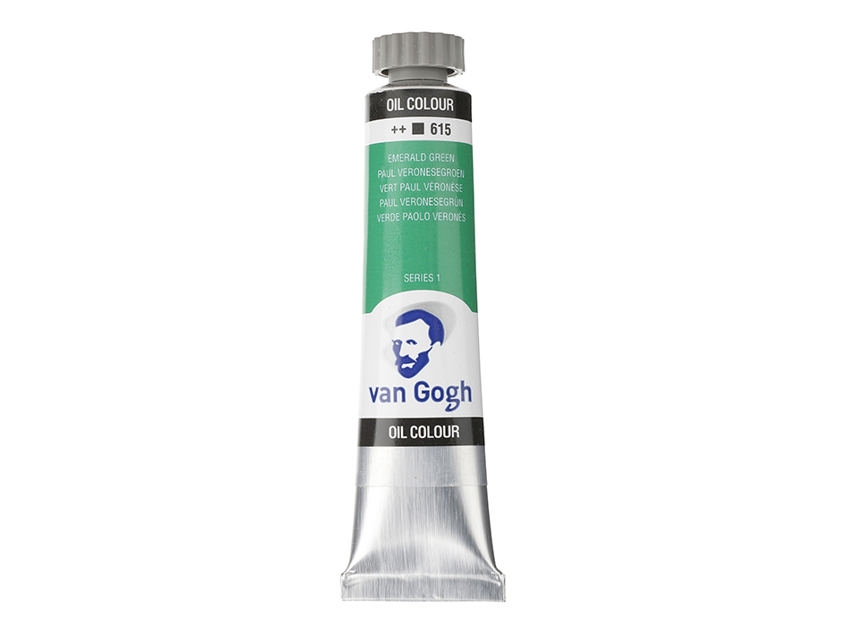 Van Gogh Olje 20ml - 615 Emerald green - Bilde 1