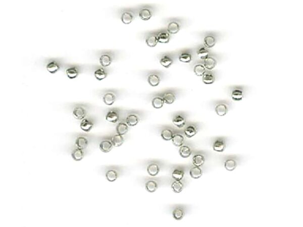 3447.jpg Wireklemme rund – 2,0mm 100stk – Sølvfarget