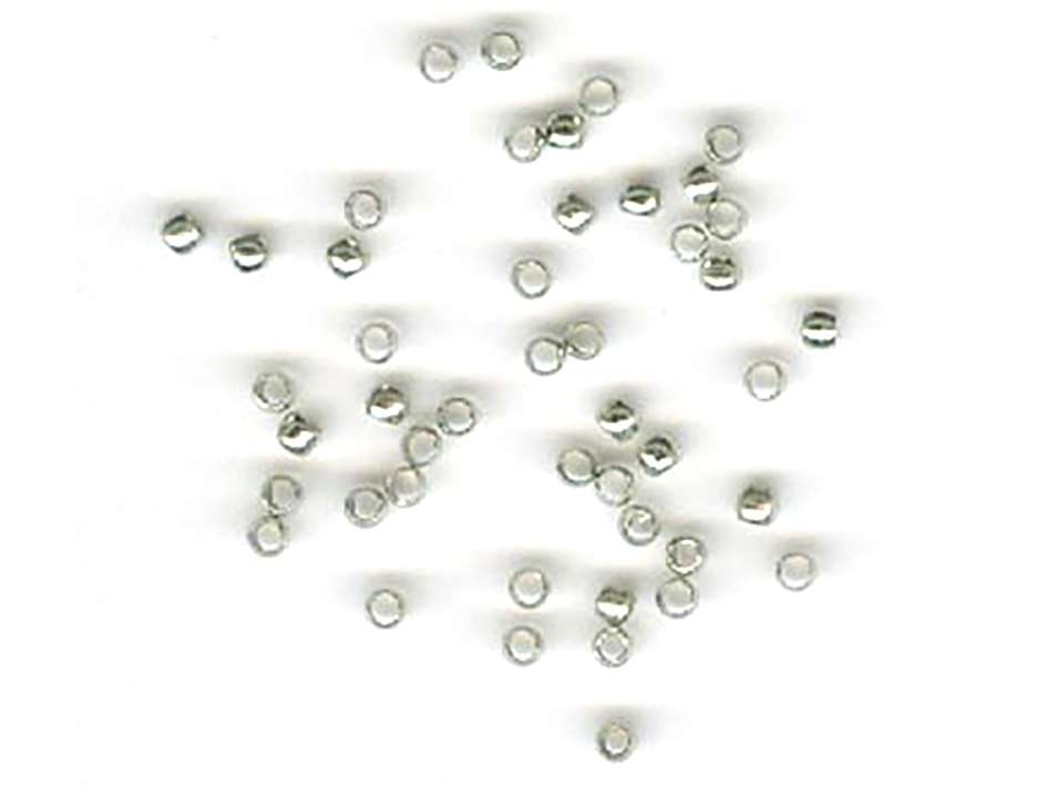 Wireklemme rund – 2,0mm 100stk – Sølvfarget - Bilde 1