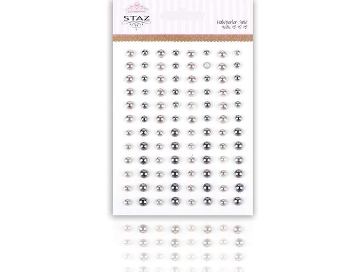 Staz Halvperler m/lim – Sølv - Bilde 1