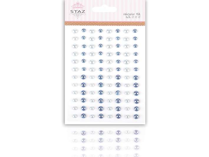 Staz Halvperler m/lim – Blå - Bilde 1