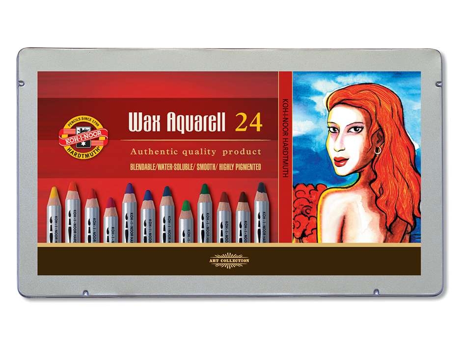 Koh-i-Noor Wax Aquarell-24 - Bilde 1