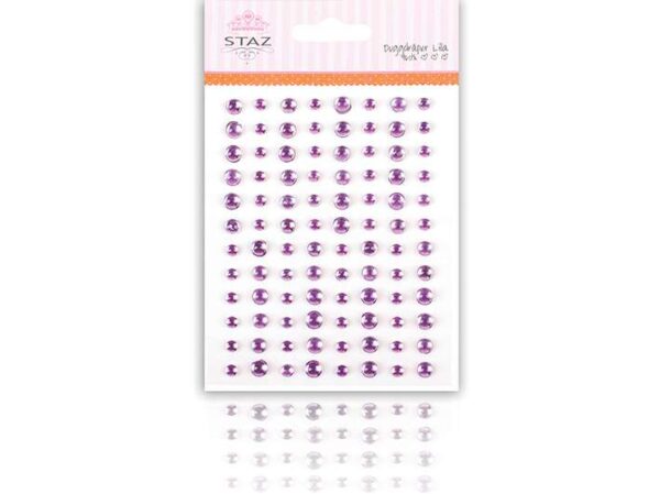 Staz Duggdråper m/lim – Lilla