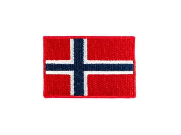 Strykemerke Norske flagg 44x44mm