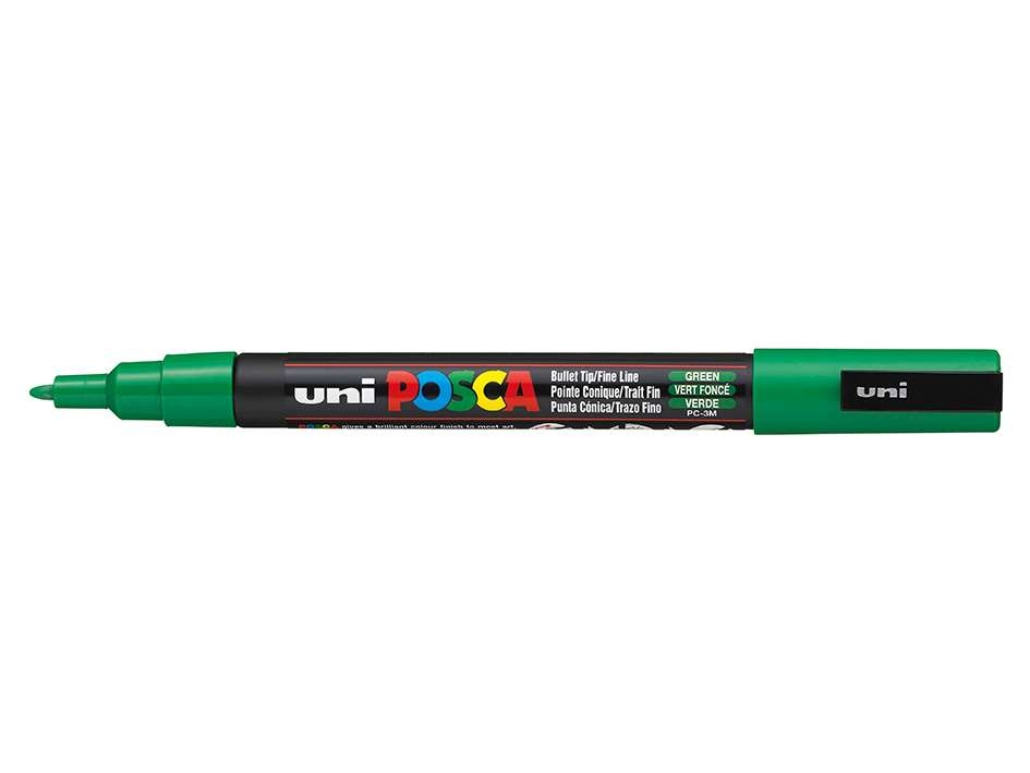 Uni POSCA PC-3M  Fine 0,9-1,3mm  6 Green - Bilde 1