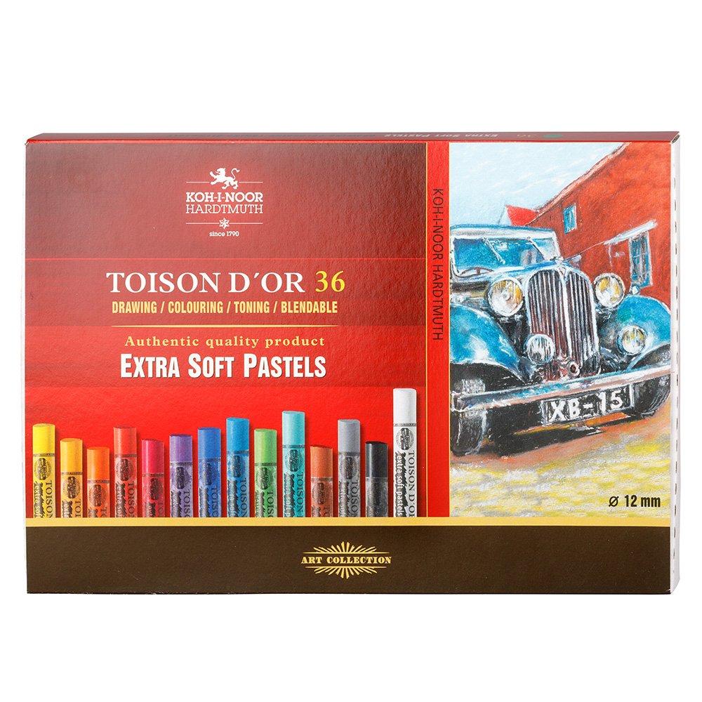 Koh-i-Noor Extra Soft Pastel Rund 8555 – Sett 36stk - Bilde 1
