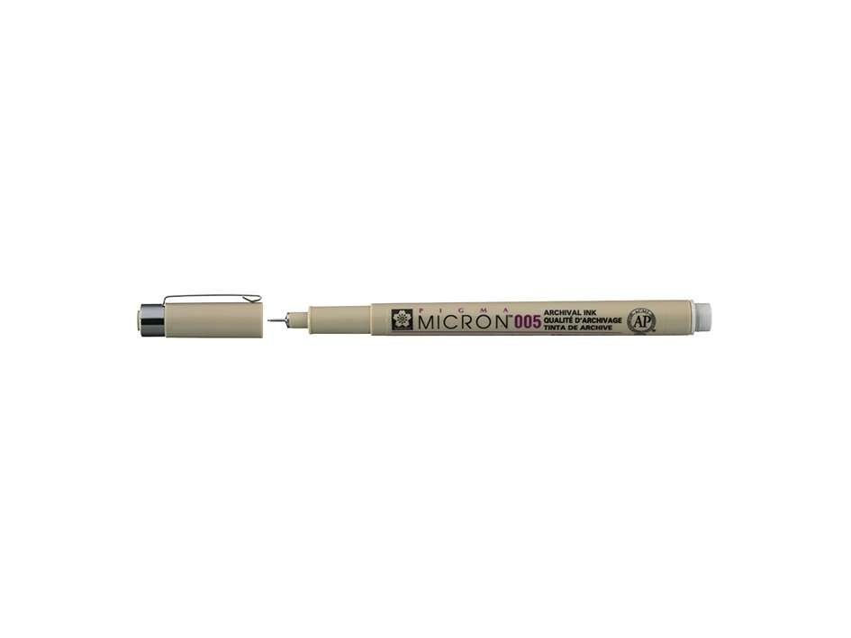 Sakura Pigma Micron 005 – 0,20mm – 42 Light Cool Gray - Bilde 1