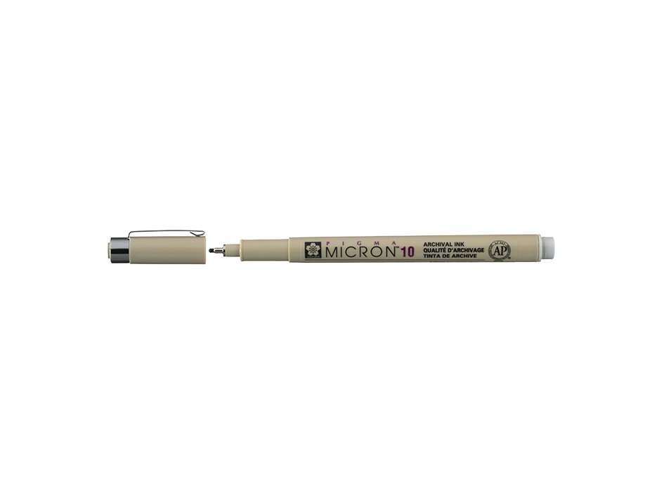 Sakura Pigma Micron 10 – 0,60mm – Light Cool Gray - Bilde 1