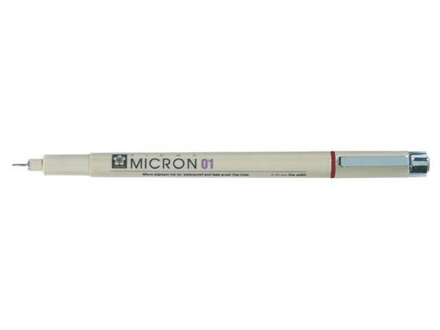 Sakura Pigma Micron 01 – 0,25mm – 12 Brun (lys brun) - Bilde 1