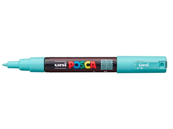 3689.jpg Uni POSCA PC-1M Extra-Fine 0,7-1mm P6 Aqua Green Paint Marker