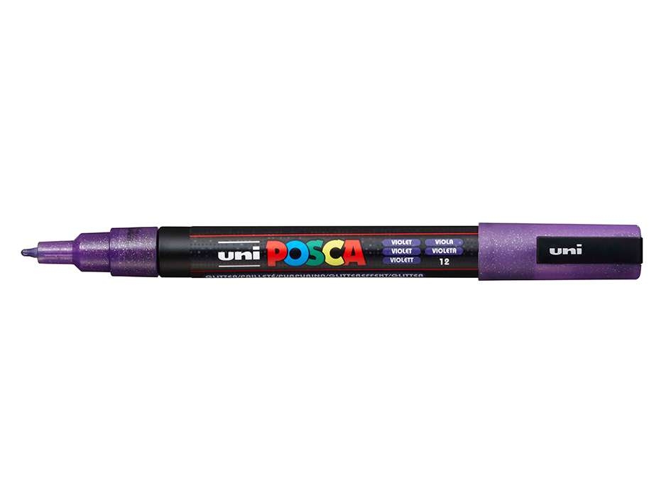 Uni POSCA PC-3M  Fine 0,9-1,3mm  12 Sparkling Violet - Bilde 1