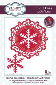 Creative Expressions Dies – Bold Snowflake Frame