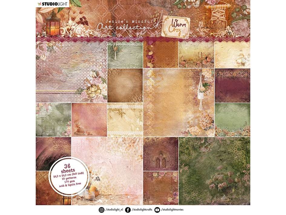 Studio Light Warm & Cozy Paper Pad - Bilde 1