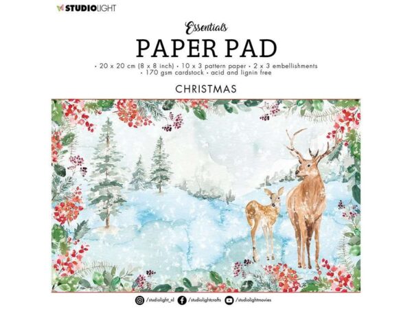 Studiolight Christmas 75 - 6x6 Paper Pad