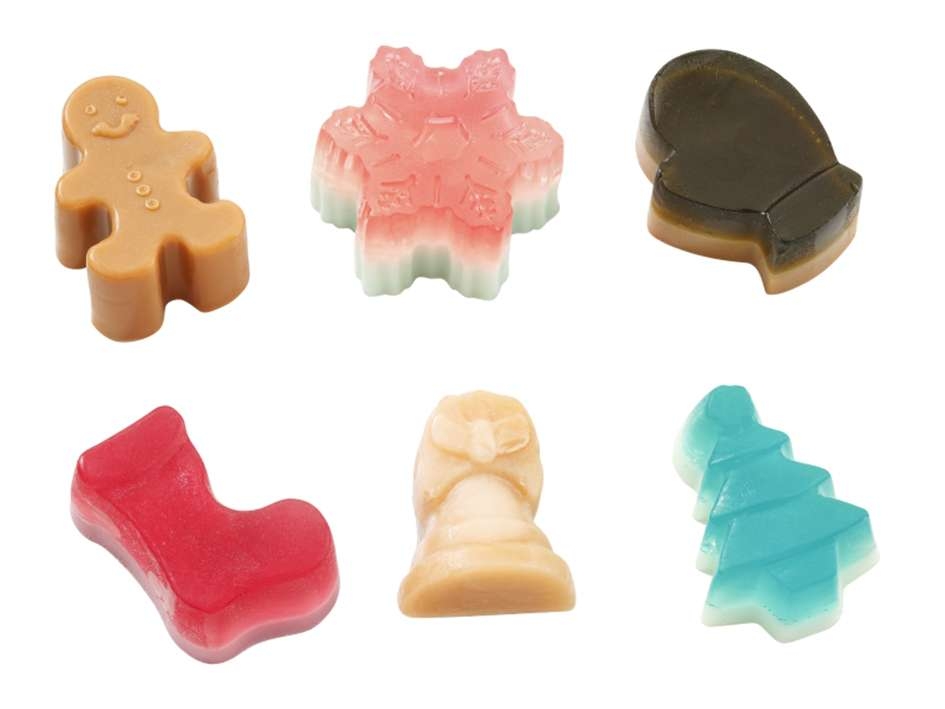 Gips/såpeform Silikonform – Julemotiv - Bilde 1