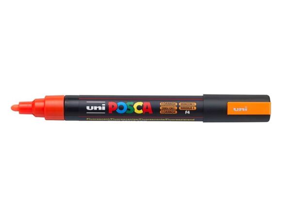 Uni POSCA PC-5M  F4 Fluorescent Orange