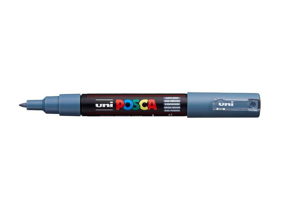 Uni POSCA PC-1M  Extra-Fine 0,7-1mm  61 Slate Grey - Bilde 1