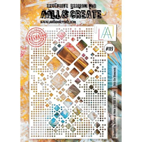 Aall & Create Stensil -119