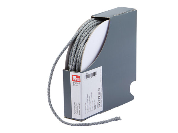 Prym Anorakksnor 4mm – Grå