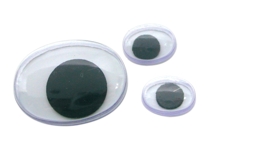 Øyne oval 15x20mm - 14stk - Bilde 1