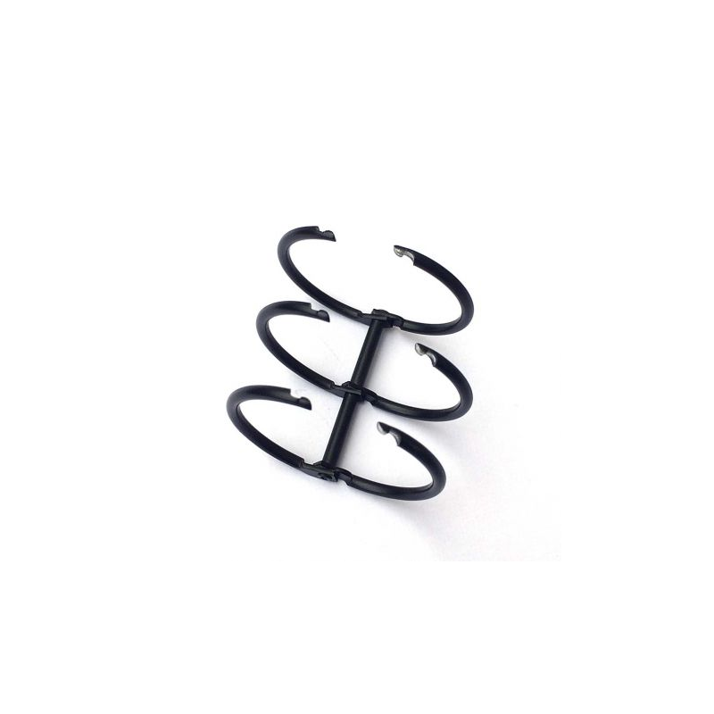 Binding 3 rings 30mm - Svart - Bilde 1