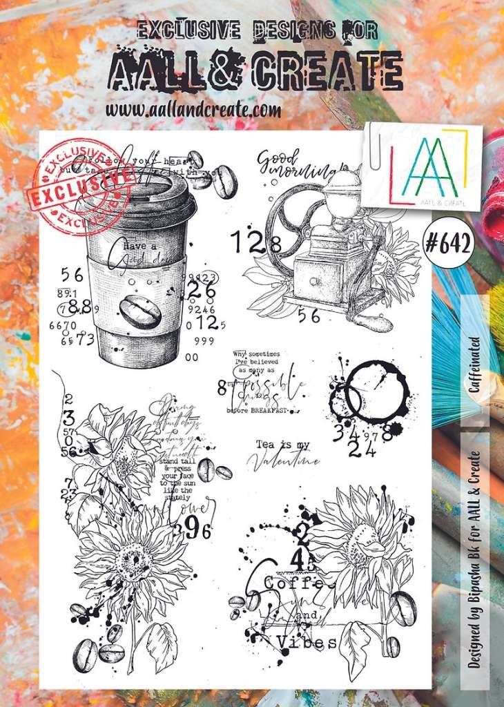 AALL and Create Stempelsett  - 642 - Caffeinated - Bilde 1