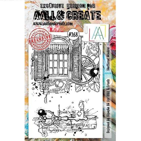 AALL and Create Stempelsett -Shuttered Window-268