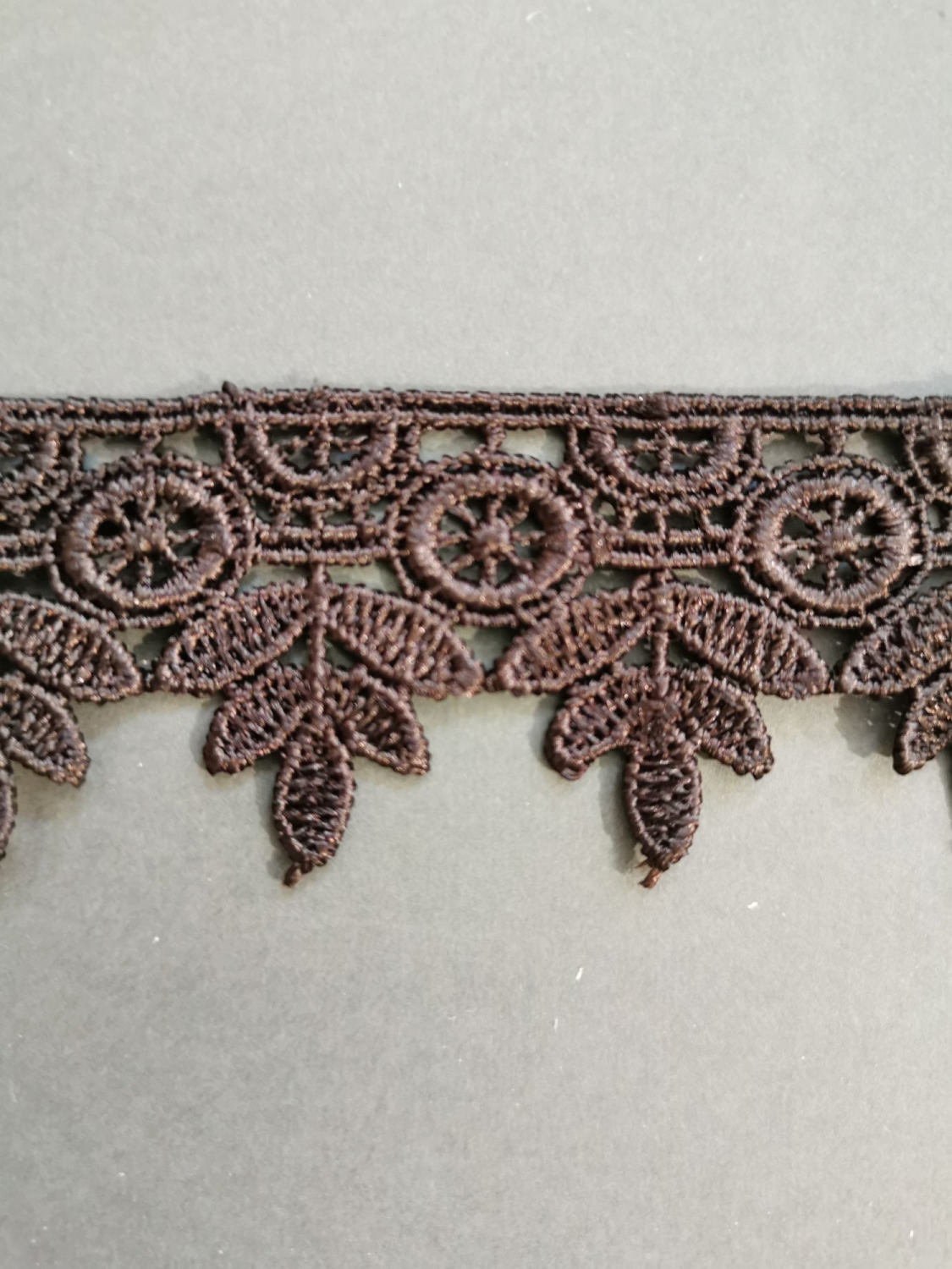 Bånd Mørk Brun B: 3,5cm - Bilde 1