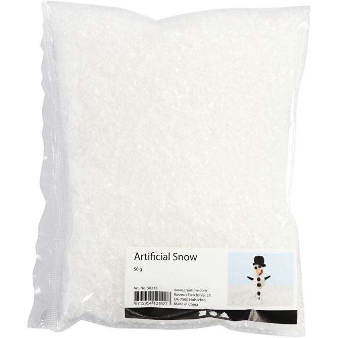 Kunstig snø 50gr - Bilde 1