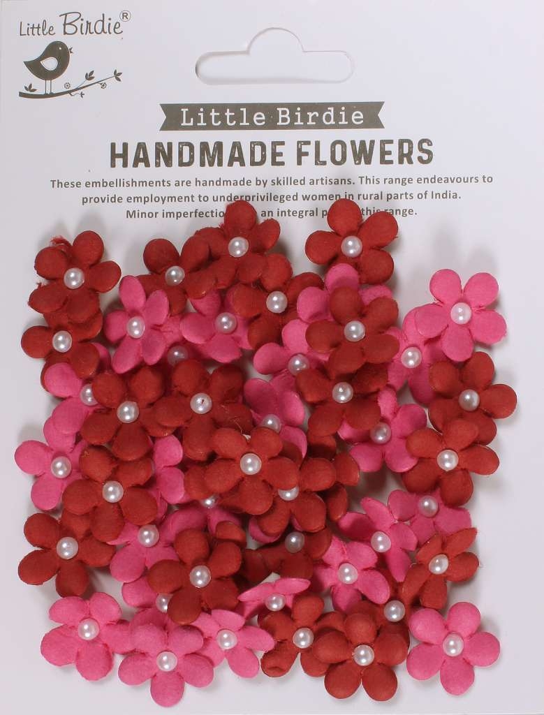 Little Birdie Janice Poppies And Roses 50 Stk - Bilde 1