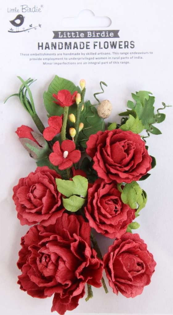 Little Birdie Berta Cardinal Red 11 Stk