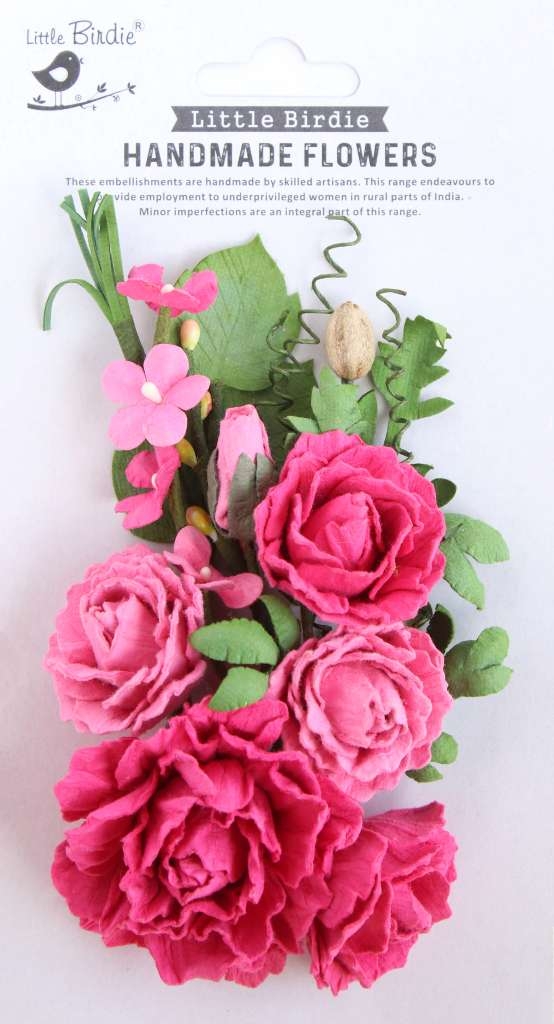 Little Birdie Berta Precious pink 11 Stk