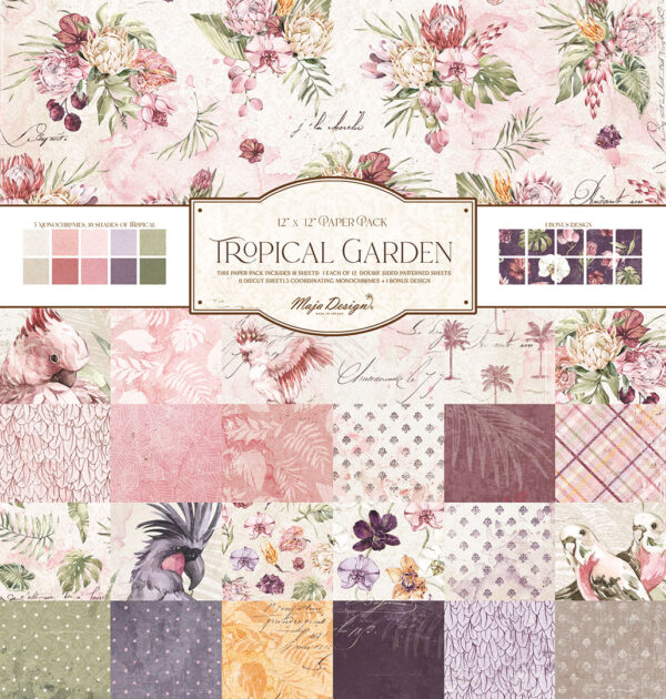 5841_image_0b6117ca712f565f.jpg Maja Design Tropical Garden - 12x12 Collection Pack
