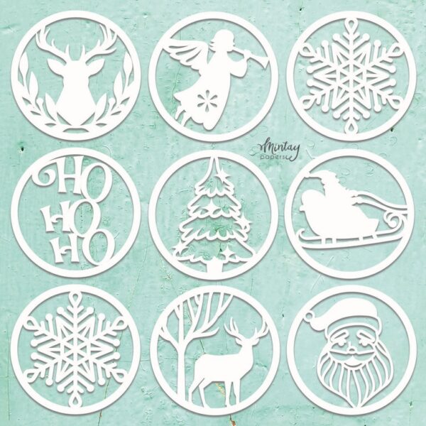 6433_image_25195e927f69bafb.jpg Mintay Chipboard - Christmas Circles