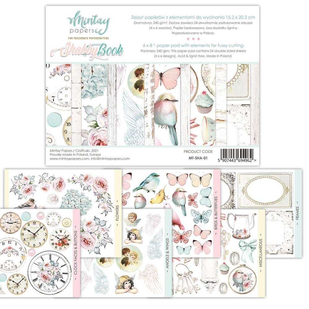 Mintay Shabby Book 6x8 - Bilde 1