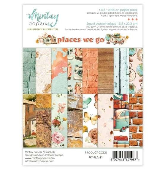 Mintay Places We Go 11 6x8 Blokk