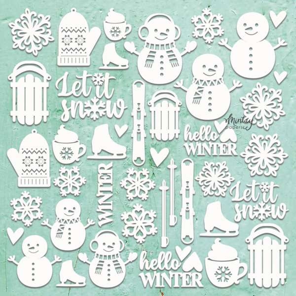 6729_image_80c36f44983eee34.jpg Mintay Chipboard - Decor- Winter Time