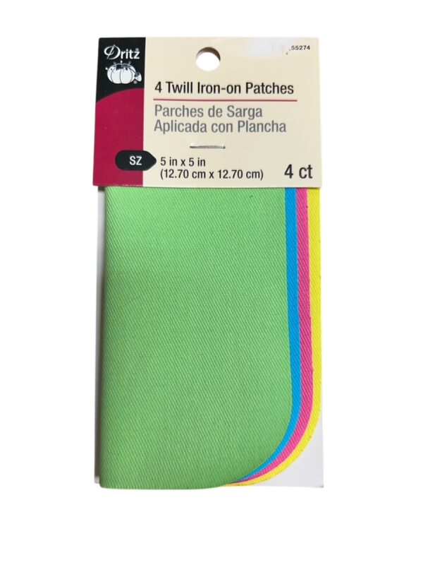 7068_image_2d57af8fc5623670.jpg Strykelapper Twill Neon 4 stk