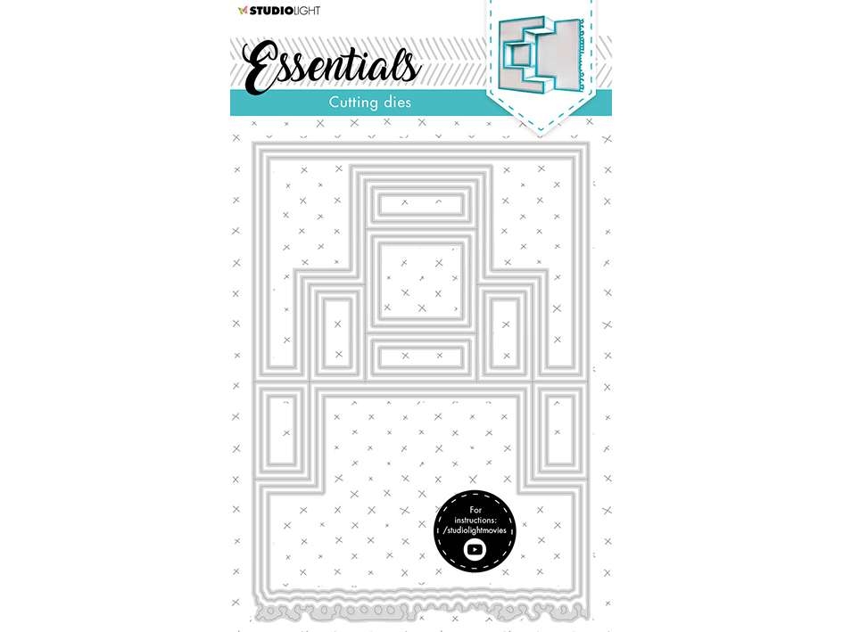 StudioLight Dies - Blok build up cardshape Dies - Bilde 1
